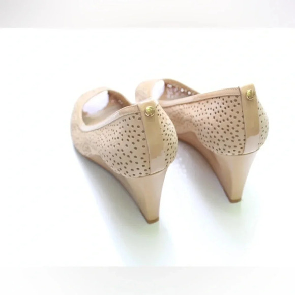 Stuart Weitzman peep toe wedges - Picture 3 of 8